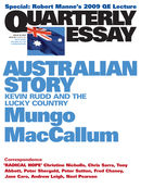 Quarterly Essay 36, Australian Story: Kevin Rudd and the Lucky Country